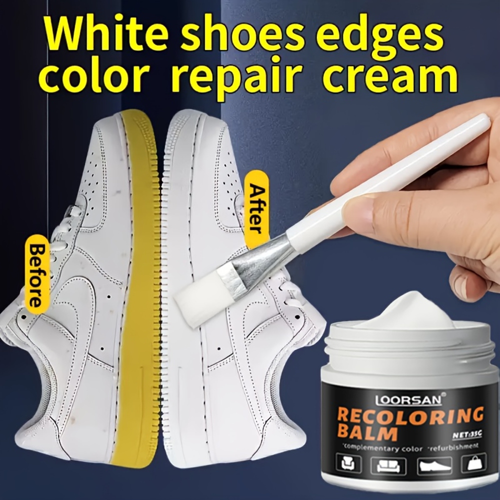 Sneaker Leather Care - LOORSAN New White Shoe Edge Restorer