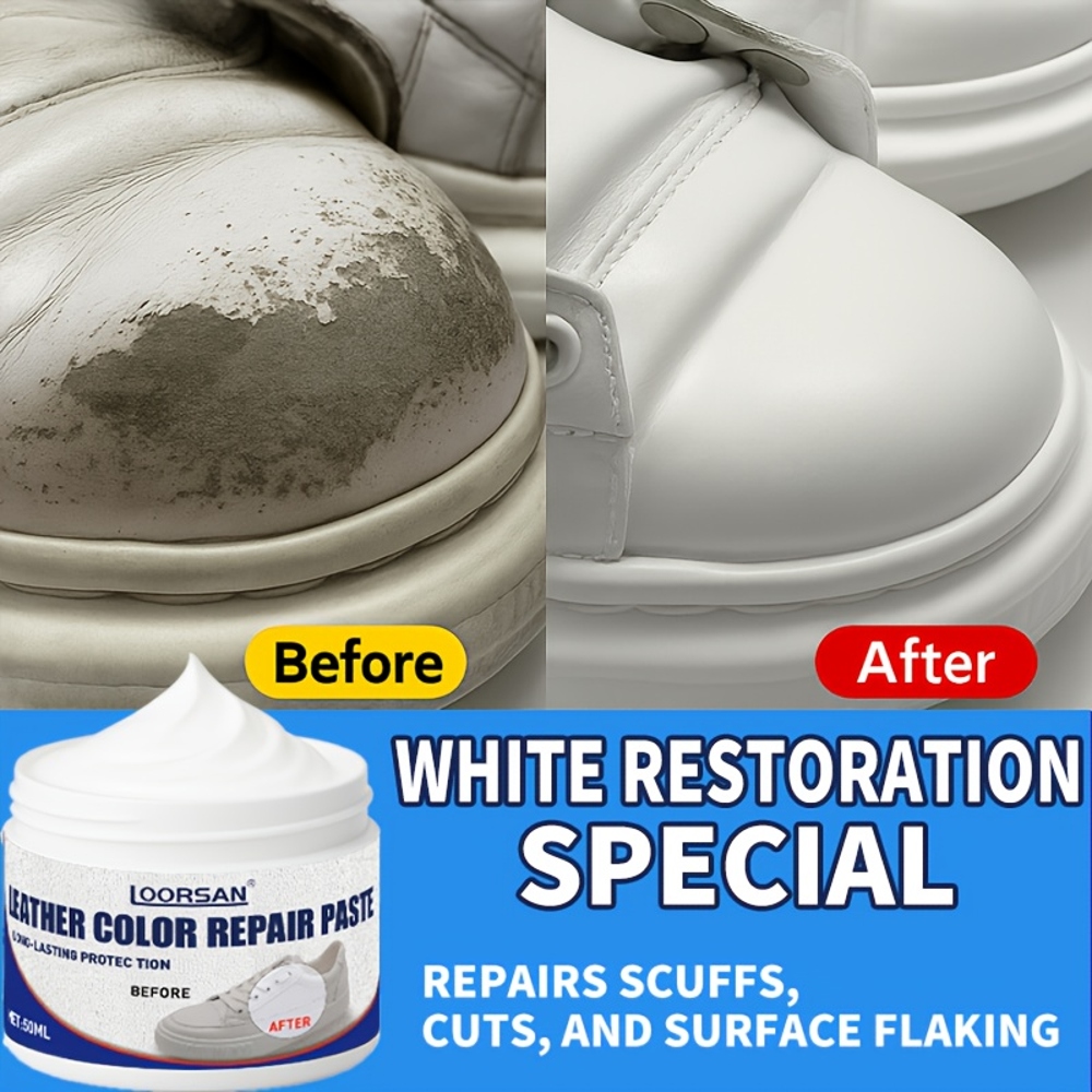 Sneaker Leather Care - White Leather Repair Kit - Easy