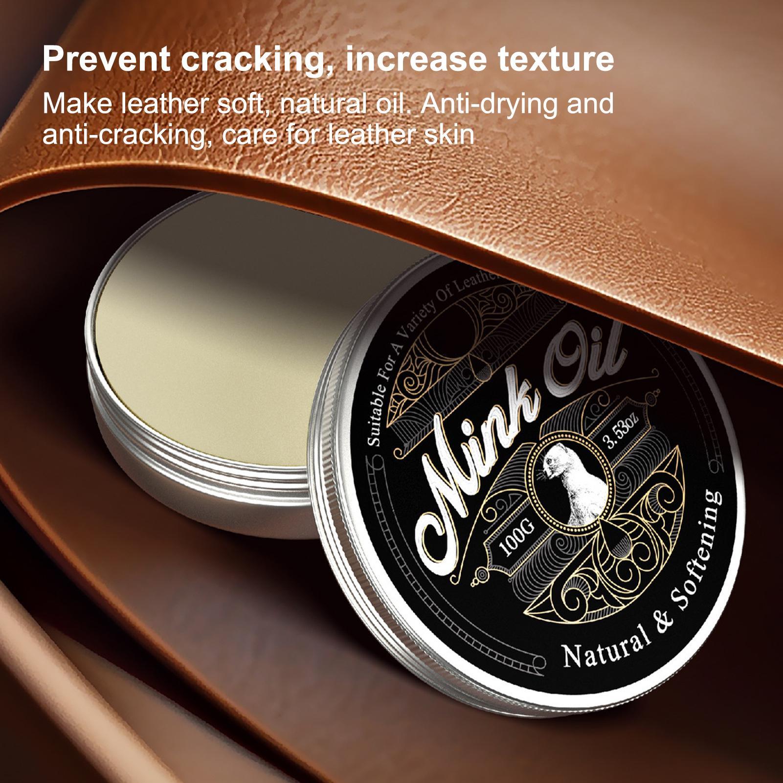 Sneaker Leather Care - 100g Mink Oil For Leather Boots