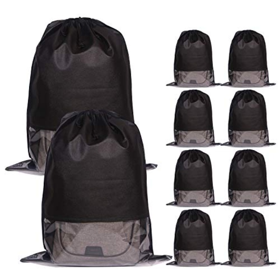 Shoe Bag Dust - 10 Pack Jumbo Non-Woven Fabric Dustproof