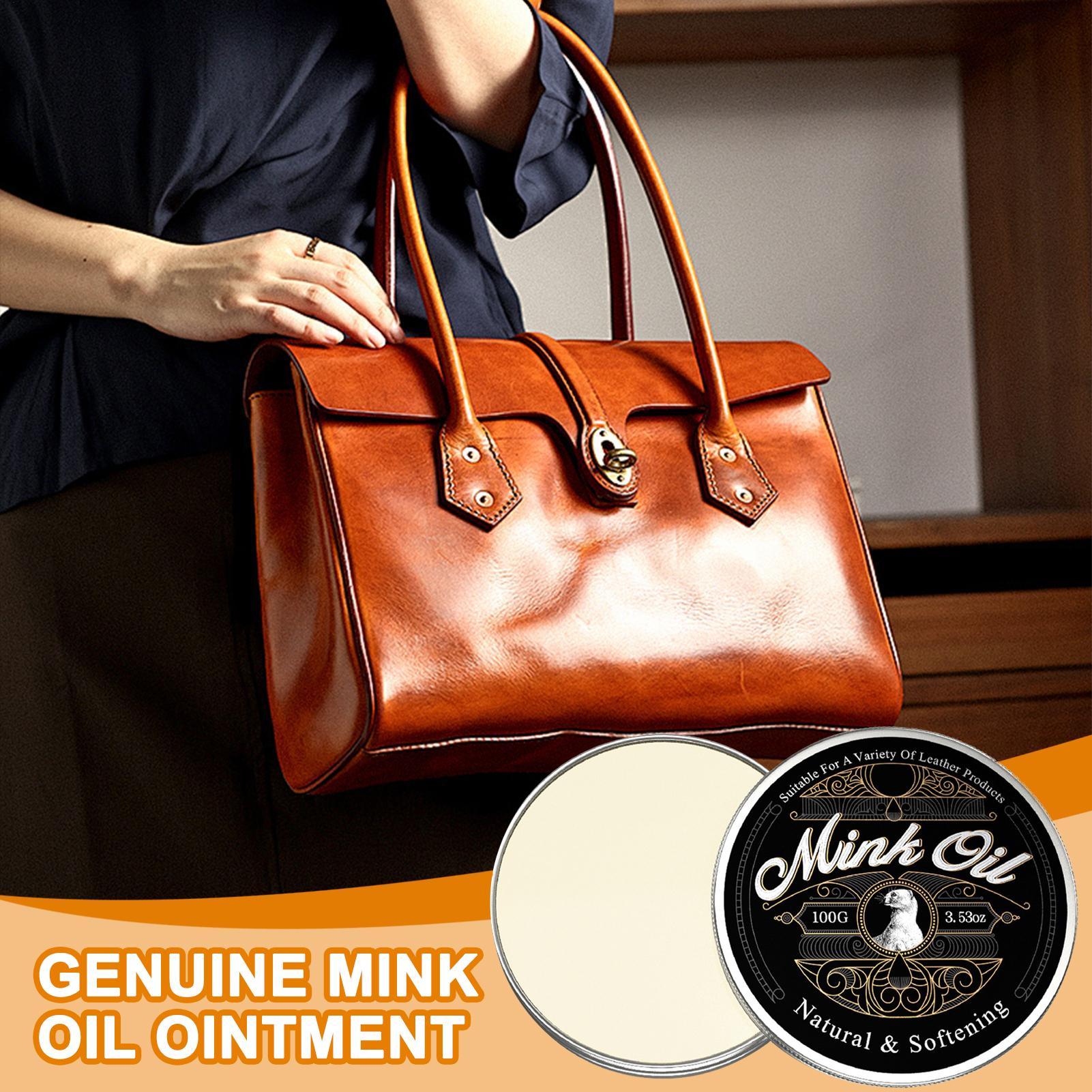Sneaker Leather Care - 100g Cleaning Supplies Moisturizing Mink Oil