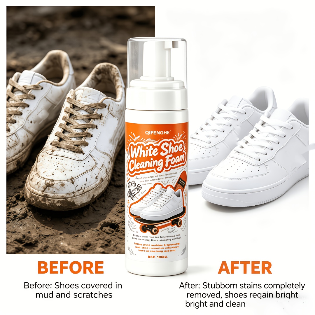 Portable No Rinse White Shoe C - Sneaker Leather Care review and price