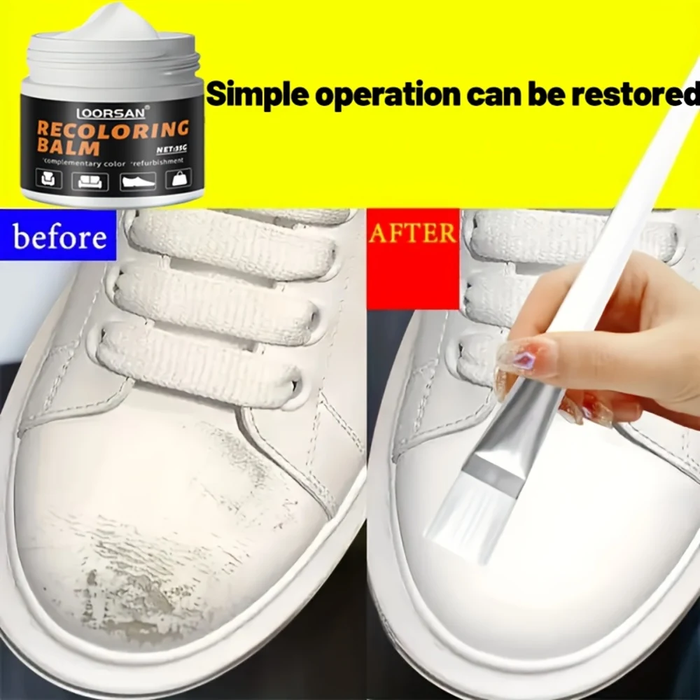 LOORSAN New White Shoe Edge Re - Sneaker Leather Care review and price