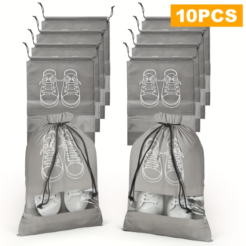 10pcs shoe storage bag  Non-wo - Shoe Bag Dust review and price